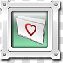 CP For Object Dock, red heart illustration transparent background PNG clipart