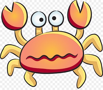 crab clip art cartoon yellow dungeness crab