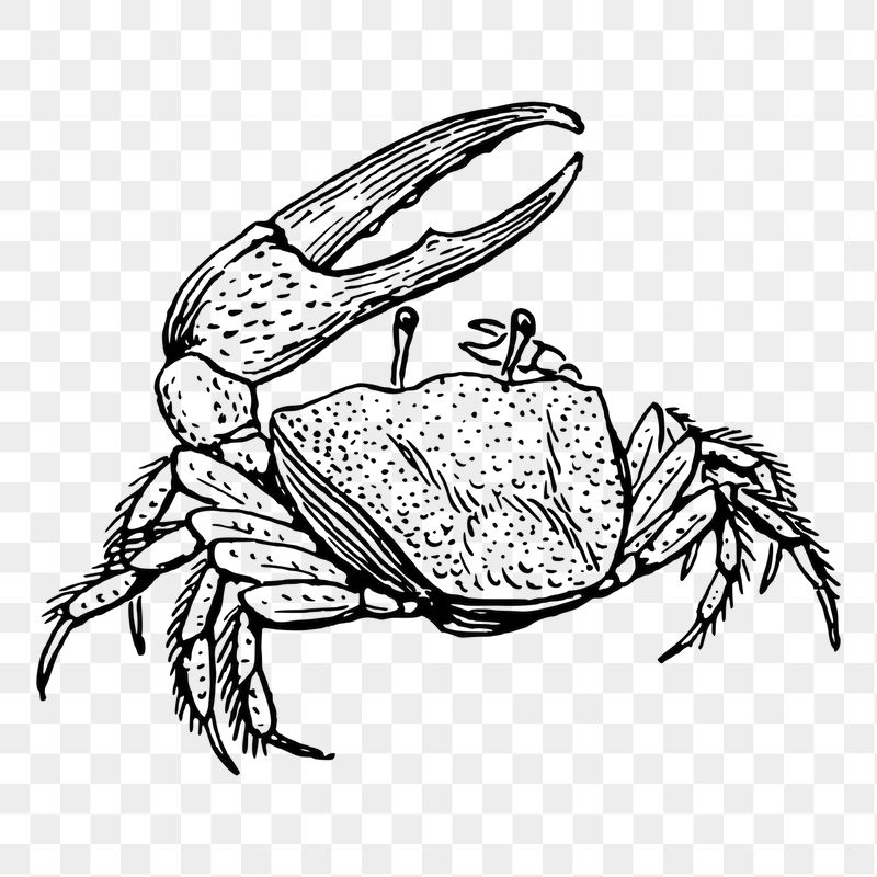Crab png sticker illustration, transparent | Free PNG - rawpixel