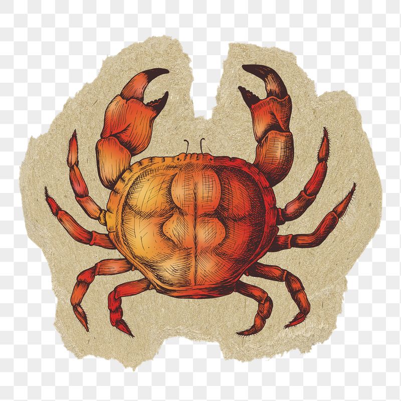 Crab, sea animal png sticker, | Free PNG Illustration - rawpixel