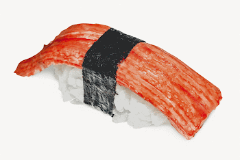 Crab stick sushi, Japanese food | Free Photo - rawpixel