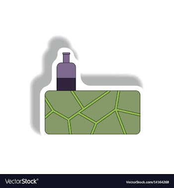 Cracked earth and bottle of water drought vector image