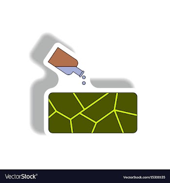 Cracked earth and bottle of water drought vector image