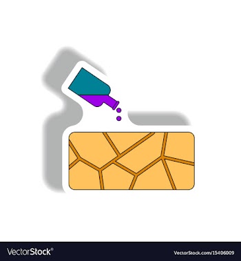 Cracked earth and bottle of water drought vector image