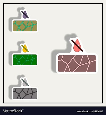 Cracked earth and drought no water set vector image