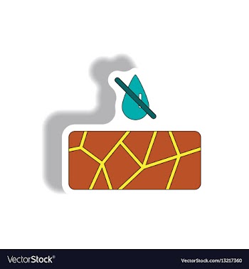 Cracked earth and drought vector image