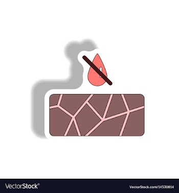 Cracked earth and drought vector image