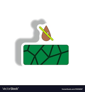 Cracked earth and drought vector image