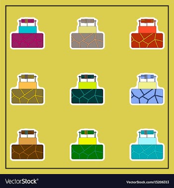 Cracked earth and well collection vector image