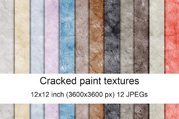 Cracked paint textures