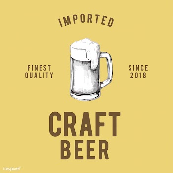 Craft beer logo design vector | Free stock vector - 463530