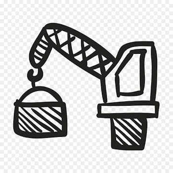 Crane Construction Vector graphics Building Materials Transport - articulating icon 