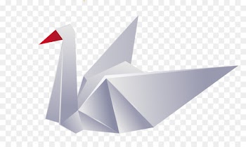 Crane Origami paper Origami paper - White Origami Paper Crane 