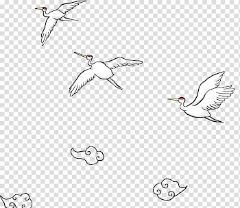 Crane Paper Light , white crane transparent background PNG clipart
