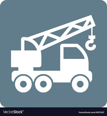 Crane Truck vector image