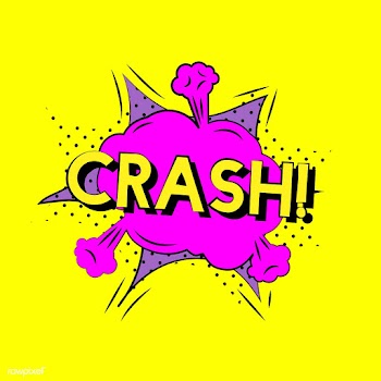 Crash pink bang | Free stock vector - 77393