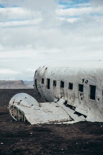 Crashed Aircraft Wreckage