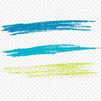 Crayon Studio Make-Up Corporation - Blue horizontal line crayon strokes vector material 