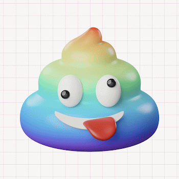 Crazy face poop, 3D rendering | Free Photo - rawpixel
