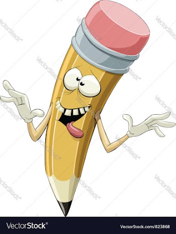  					Crazy pencil vector&nbsp;image														
