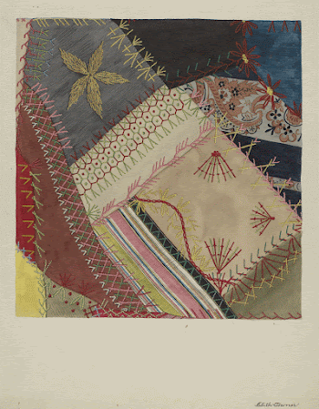 Crazy Quilt (ca. 1940) by Edith | Free Photo - rawpixel
