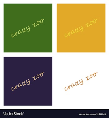 Crazy zoo vector image