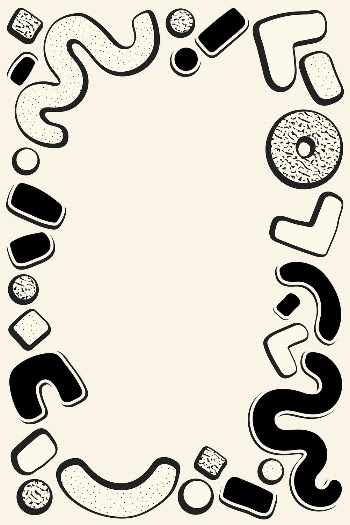 Cream 90&rsquo;s Memphis frame background | Free Photo - rawpixel