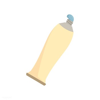 Cream colored toothpaste tube isolated graphi.. | Free stock vector - 429402