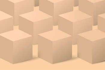 Cream cube pattern background, 3D | Free Vector - rawpixel
