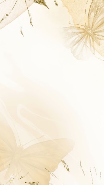 Cream mobile wallpaper, butterfly design | Free Photo - rawpixel
