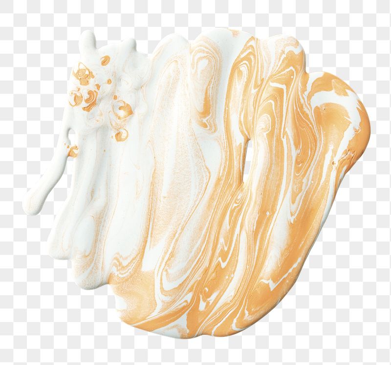 Cream smudge png sticker, transparent | Free PNG - rawpixel