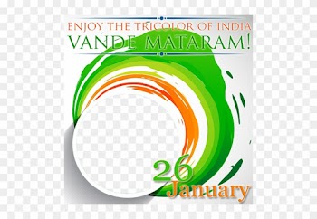 Create Republic Of India Vande Mataram Frame With Your - Republic Day Photo Frame