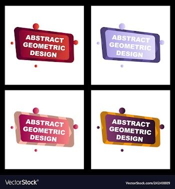 Creative abstract design decorated background vector image