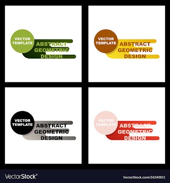 Creative abstract design decorated background vector image