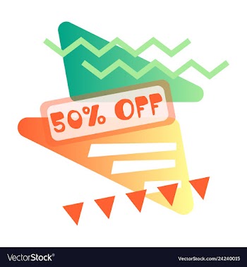 Creative abstract design decorated background vector image