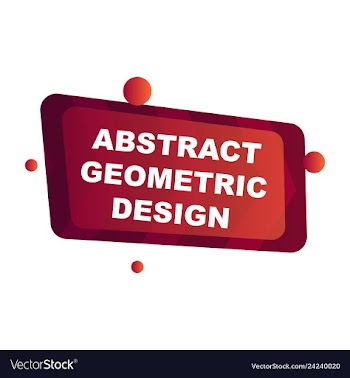 Creative abstract design decorated background vector image