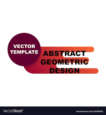 Creative abstract design decorated background vector image