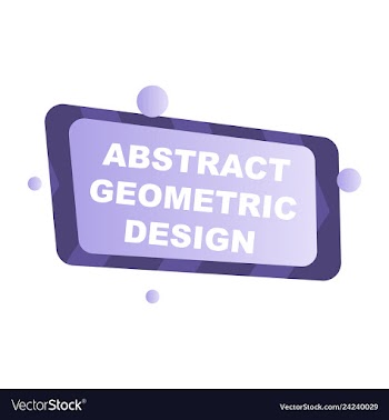 Creative abstract design decorated background vector image