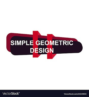 Creative abstract design decorated background vector image