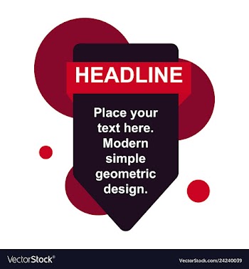 Creative abstract design decorated background vector image