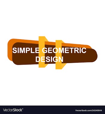 Creative abstract design decorated background vector image
