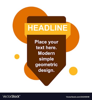 Creative abstract design decorated background vector image