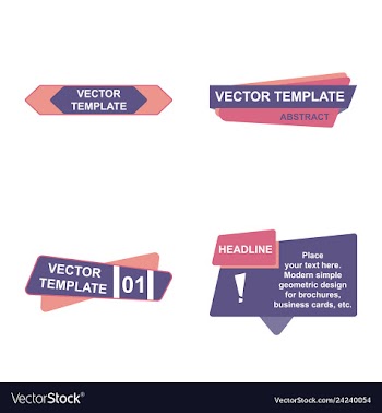 Creative abstract design decorated background vector image