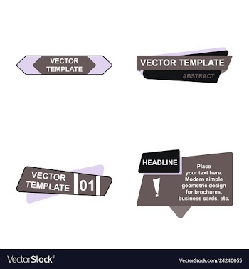 Creative abstract design decorated background vector image