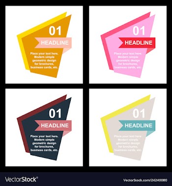 Creative abstract design decorated background vector image