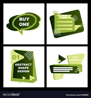 Creative abstract design decorated background vector image
