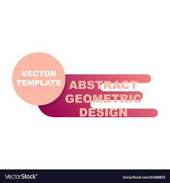 Creative abstract design decorated background vector image