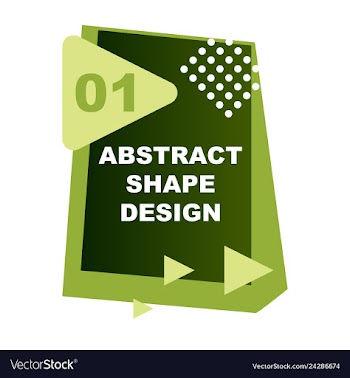 Creative abstract design decorated background vector image
