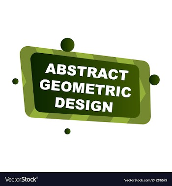 Creative abstract design decorated background vector image