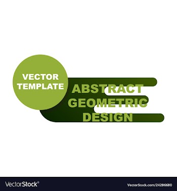 Creative abstract design decorated background vector image
